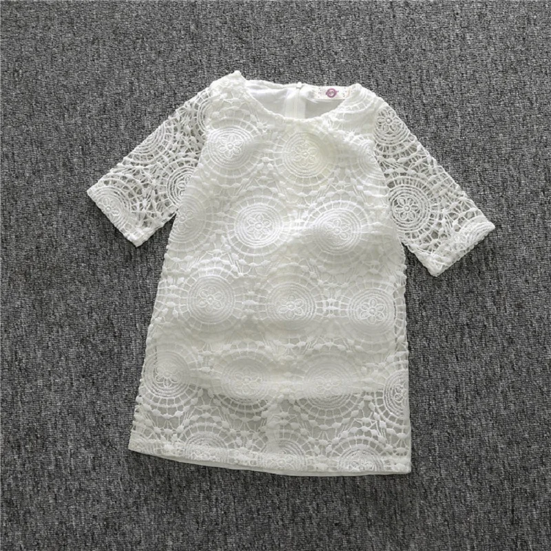 Милые кружевные платья для девочек Новинка 2018 года сезон весна-лето детская