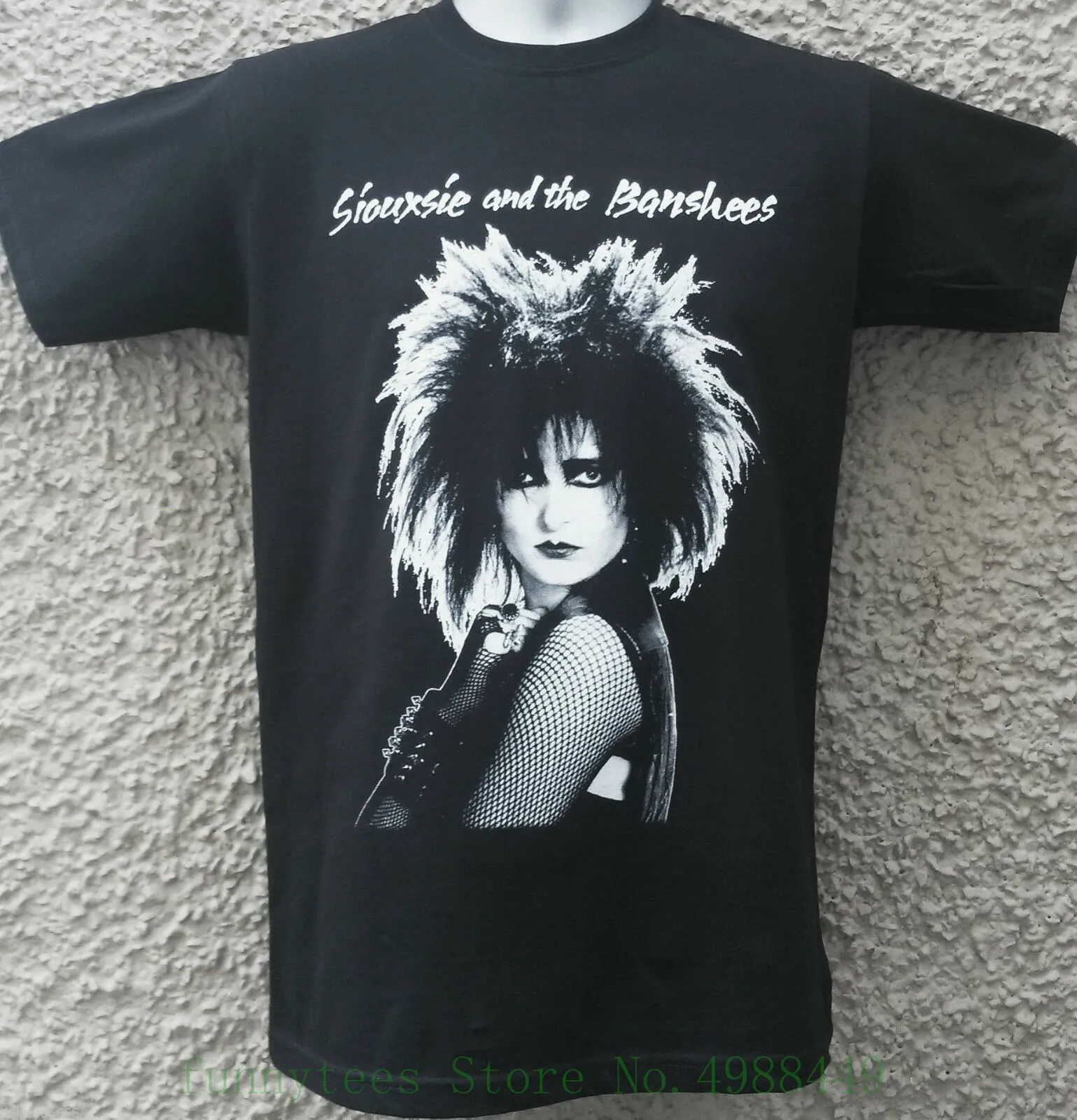Siouxsie& The Banshees, футболка, топ, Sioux Joy Division Bauhaus, Готическая, панк, белая хлопковая Футболка с круглым вырезом