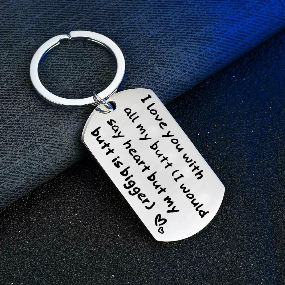 Engraved Lover Couple Gift For Husband Boyfriend Girlfriend Women Men Keyring Key Ring Keychain Valentines Day | Украшения и