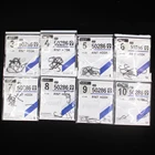 Крючок рыболовный из нержавеющей стали, черный, с удлиненным хвостовиком, 10 шт., 50286