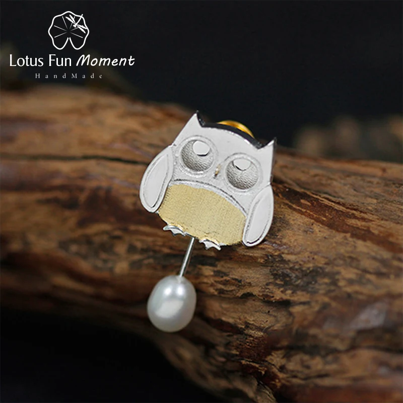 Lotus весело момент реального 925 пробы серебро Модные украшения творческий лес