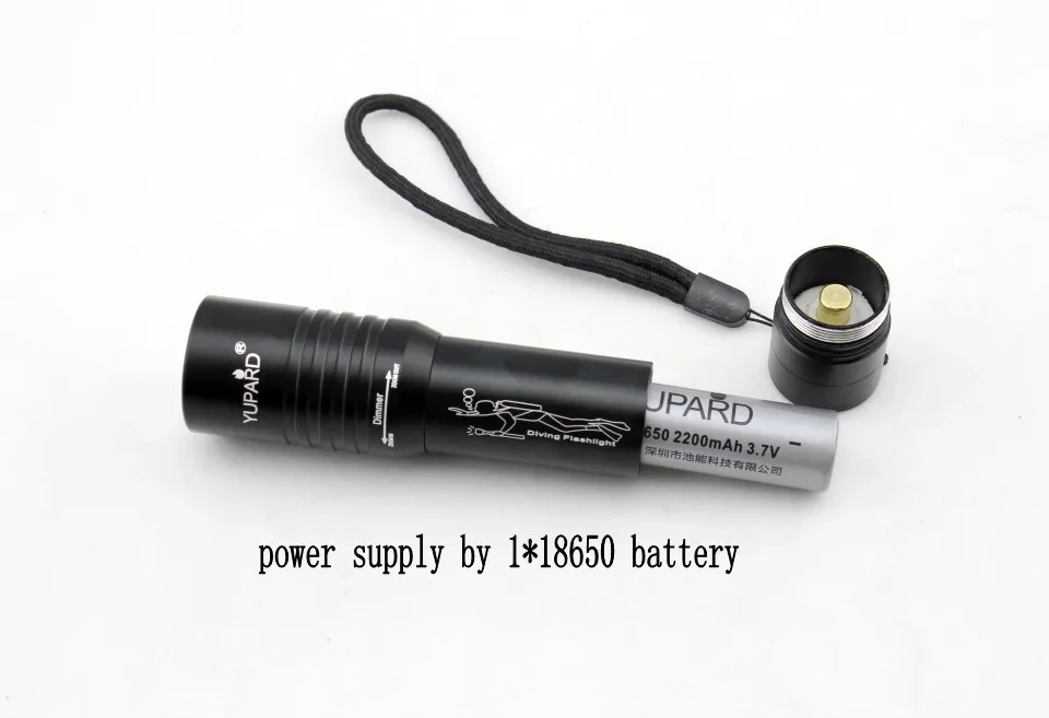 YUPARD XM-L2 T6 led Дайвинг Масштабируемые белый желтый светильник Яркость Водонепроницаемый вспышка светильник дайвер фонарь подводный 50 м фонарь 1200LM