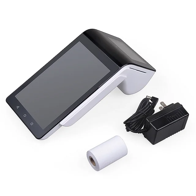 Ручной Двойной экран android Ресторан pos устройство 2D сканер штрих-кода считыватель