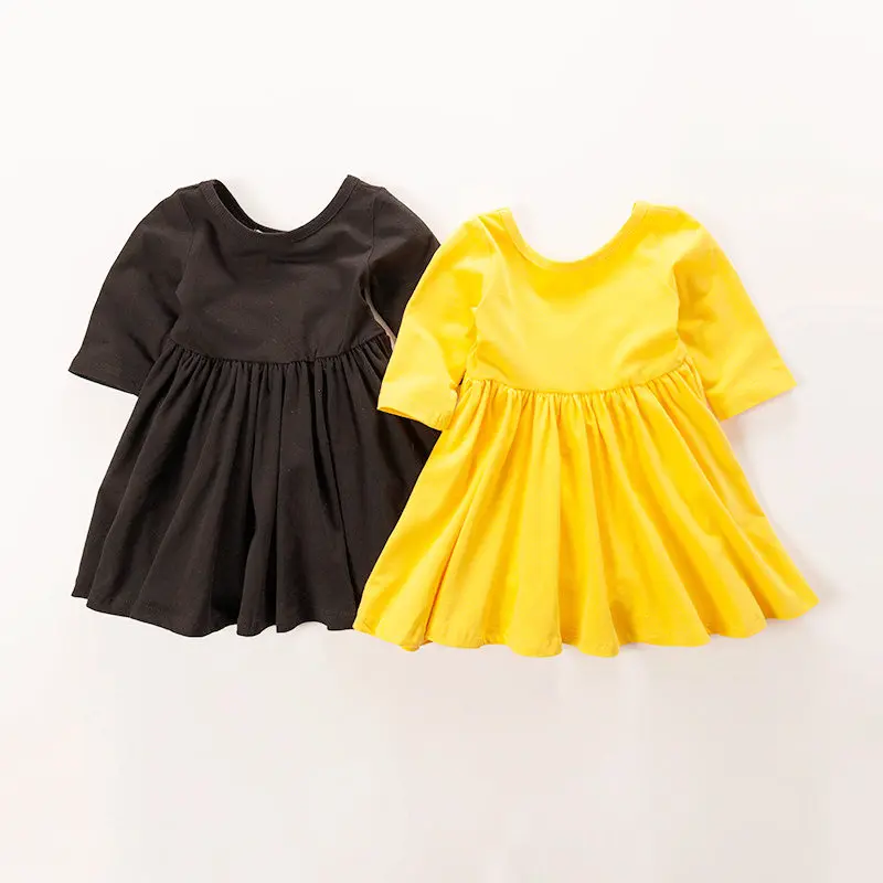 Платье для девочек на весну и лето хлопковые платья новорожденных новый дизайн