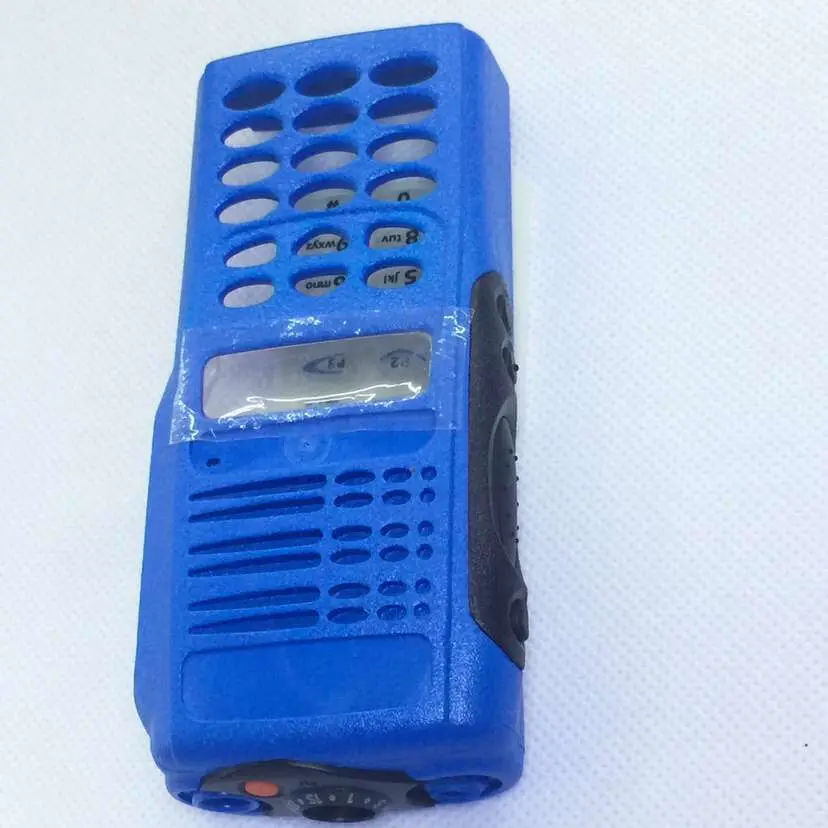 XQF синий полный радио сервис части передний корпус крышка Refurb Комплект для Motorola