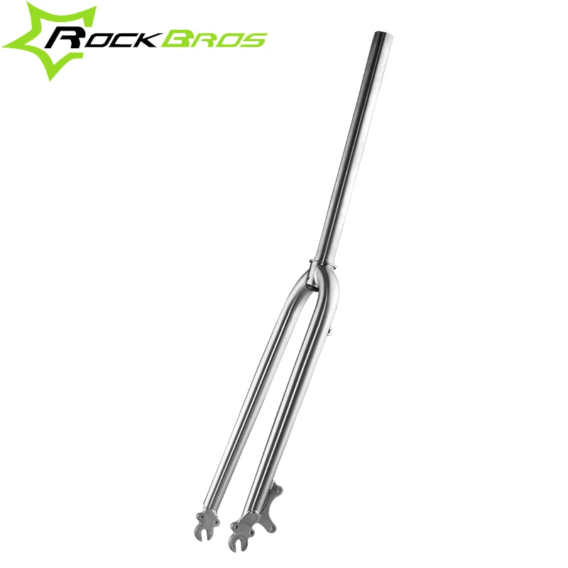 ROCKBROS титановая 26 &quot27 5&quot 700C жесткая вилка Ti для горного велосипеда Велосипедная