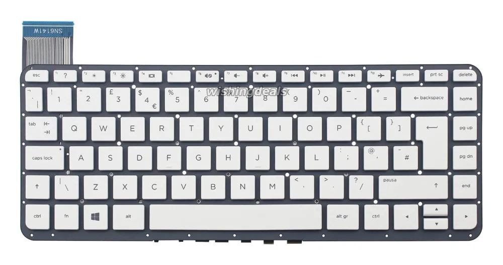 Новая клавиатура для ноутбука HP Stream 13 C C000 C100 QWERTY