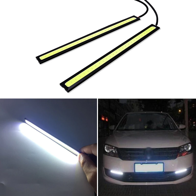 2x Автомобильные дневные ходовые огни DRL Авто Противо Туманная фара для грузовика