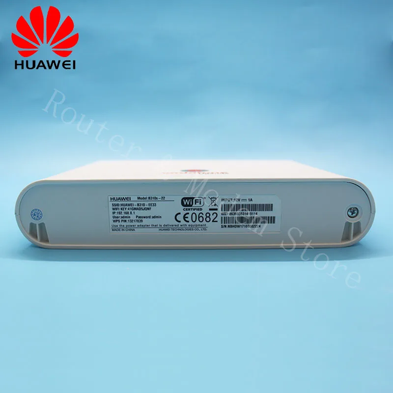 Разблокированный оригинальный HUAWEI B310 B310S-22 4G LTE CPE WIFI роутер модем с антенной 800