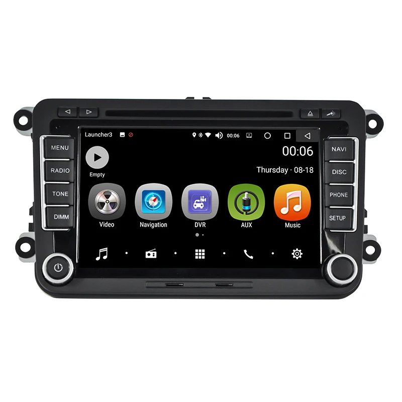 Автомагнитола 2 Din на Android 8 0 мультимедийный DVD плеер с Bluetooth 7 дюймов 4 ГБ/32 ГБ GPS