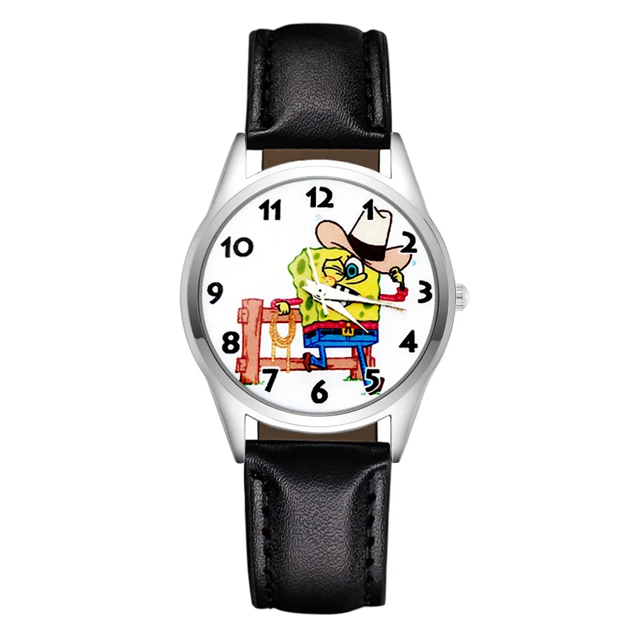 Cartoon Cute style Children's Watches Kids Students girls Quartz Leather strap Wrist Watch JC54 | Наручные часы
