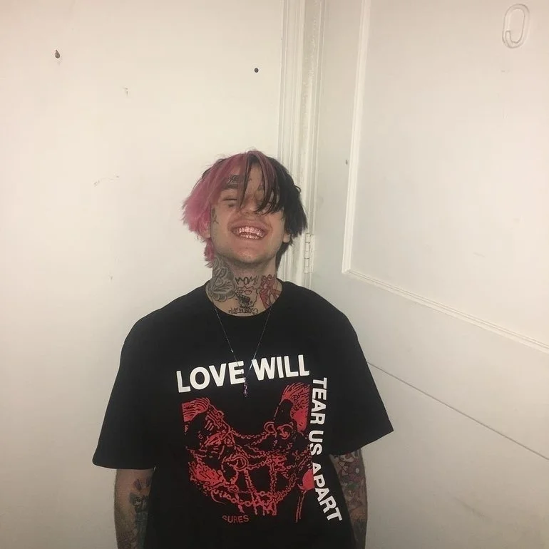 Футболка HAHAYULE с надписью Love Will Tear Us Up Graphic Tee унисекс Tumblr модная черная футболка в
