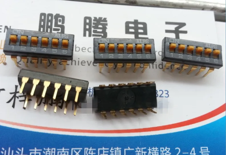 Оригинальный новый 100% SSGM160100 DIP 6P выдвижной кодовый переключатель 6 битная