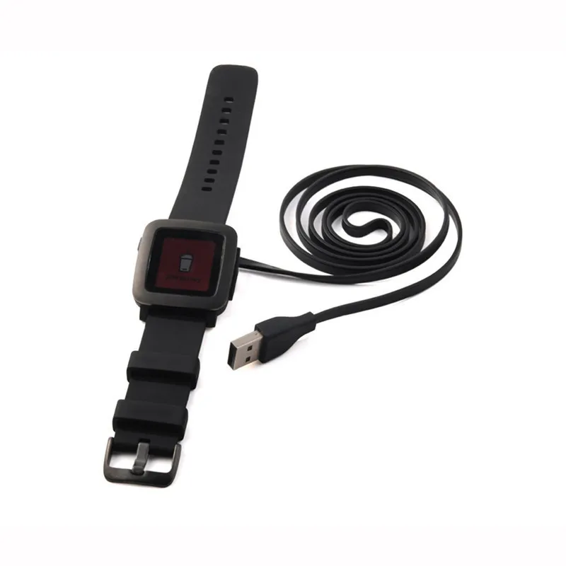 Магнитный USB зарядный Шнур кабель для зарядки провод 7 цветов для Pebble Time/Time steel/Time Round Smart Watch высокое качество