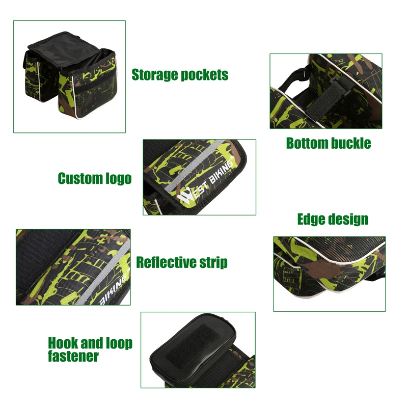 WEST BIKING велосипедная сумка аксессуар для сенсорного экрана водонепроницаемая