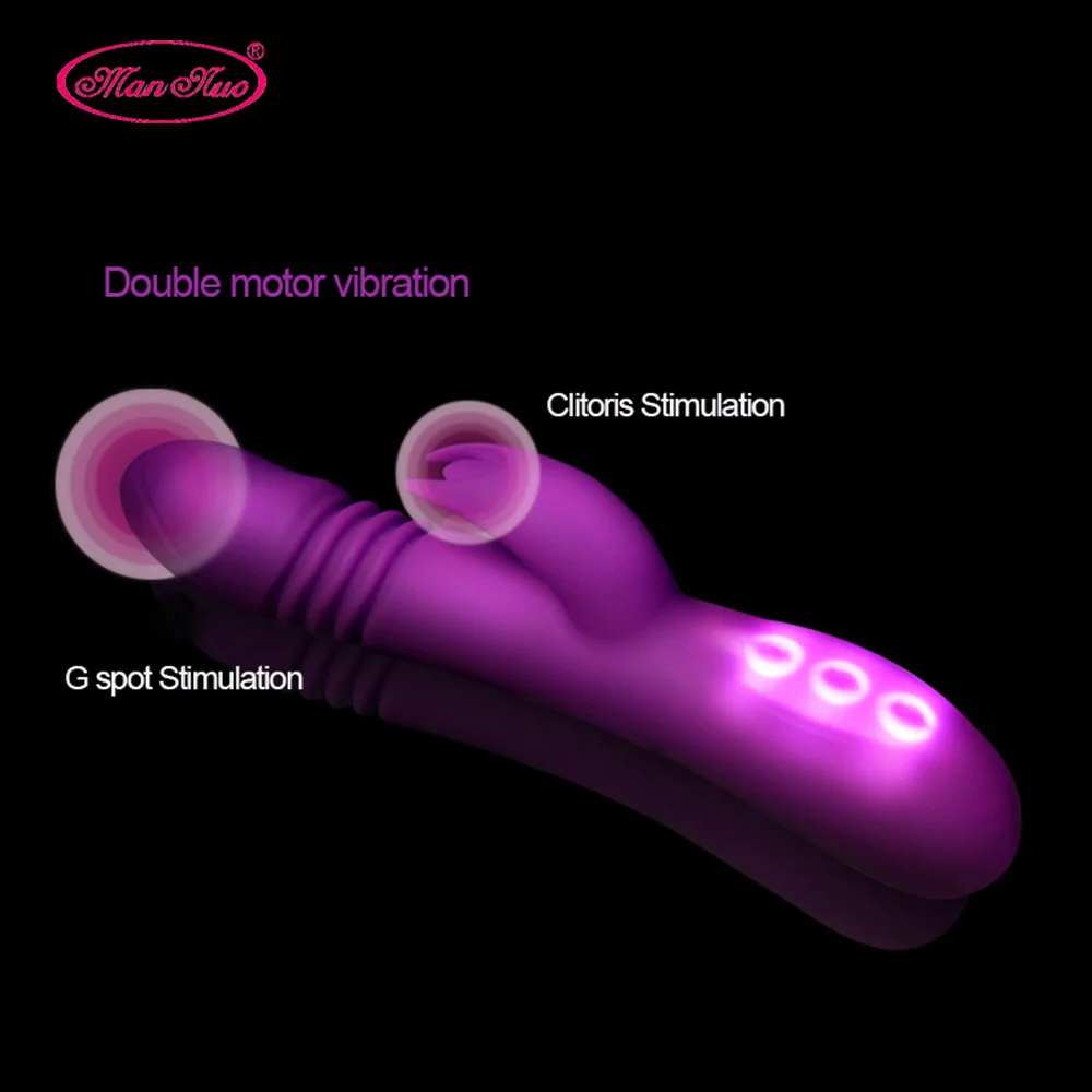 Мужской Телескопический нагревательный вибрационный фаллоимитатор nuo USB