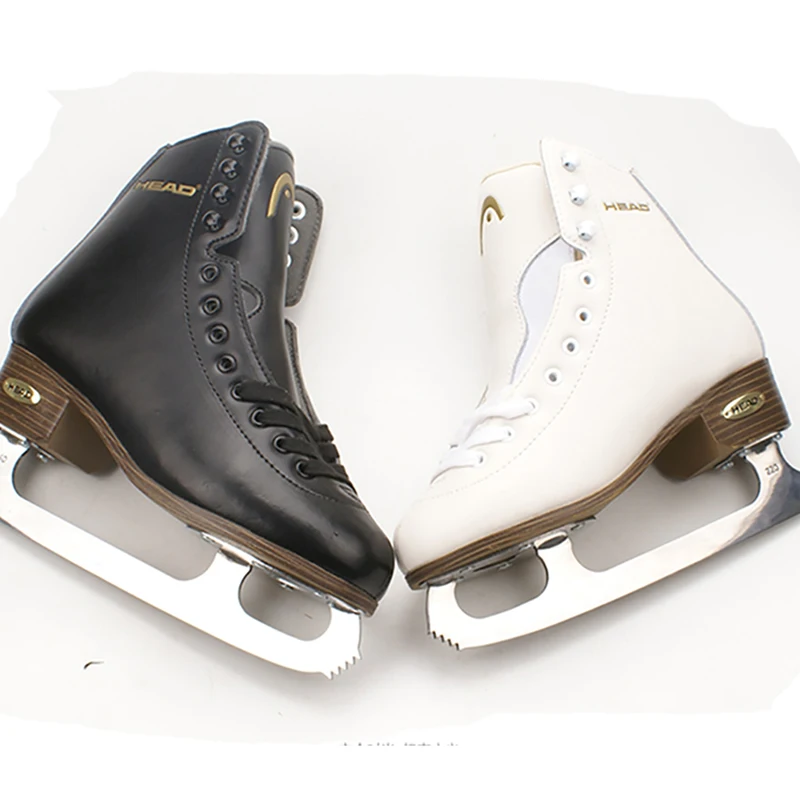 Adult Child Ice Skate Tricks Shoes Leather Ice Blade Skates Professional Flower Knife Ice Hockey Knife Real Ice Skating ID16
