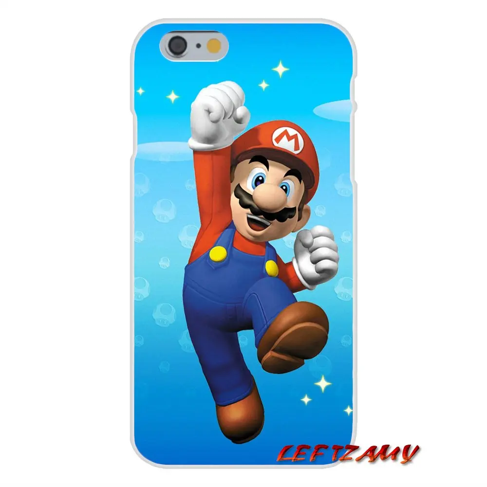 images 10 Супер Марио Bros Аксессуары чехлы для телефонов для iPhone X XR XS MAX 4 4s 5 5S 5C SE 6 6 S 7 8 Plus ipod touch 5 6 - Цвет: images 10