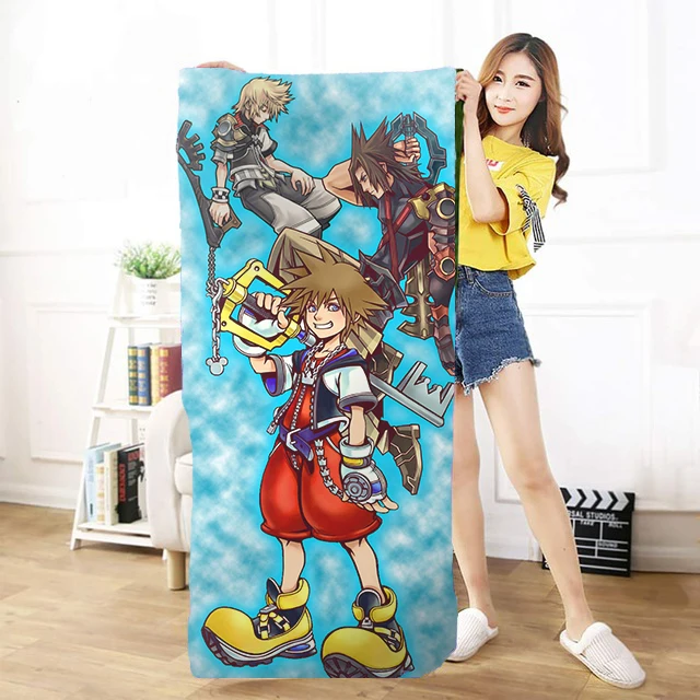 OHCOMICS 30*60 см/50*100 см/70*140 см Горячая игра Королевство Сердца Sora Keyblade дорожное