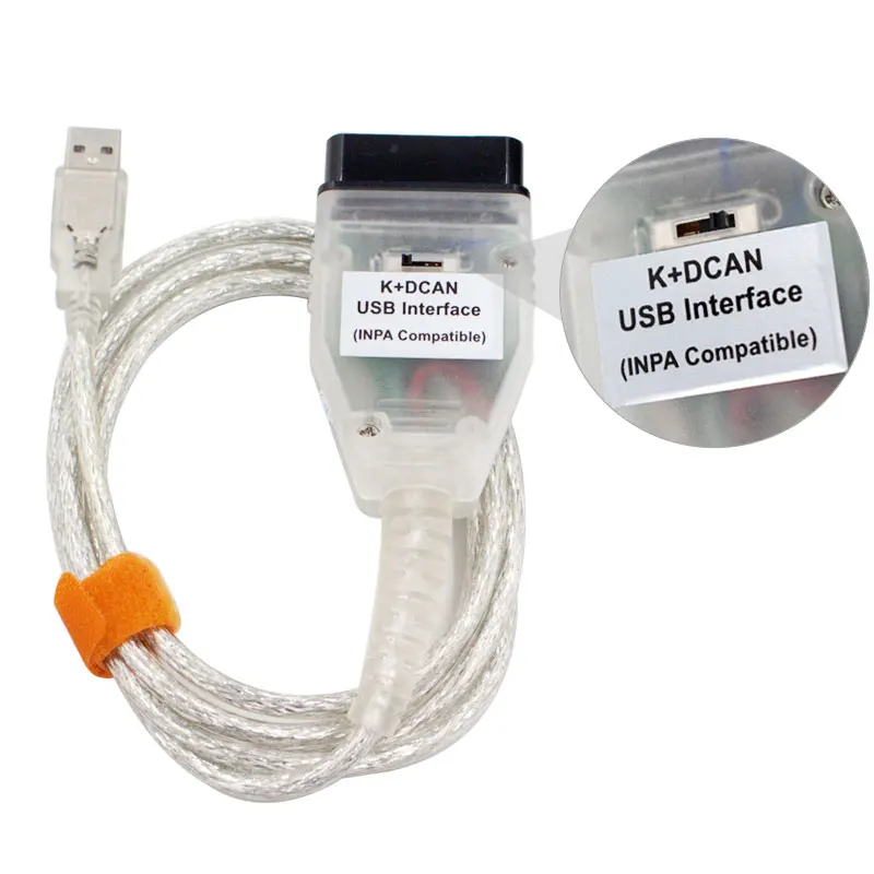 Новый выпущенный для BMW Inpa K Dcan Usb кабель с переключателем + автомобильный