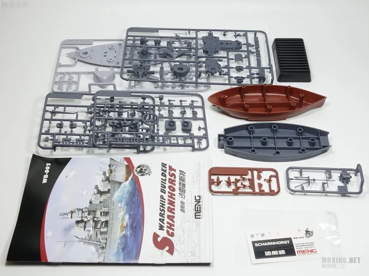 Meng WB 002 Warship строитель Scharnhorst Q Edition пластиковая сборка модель комплект симпатичная