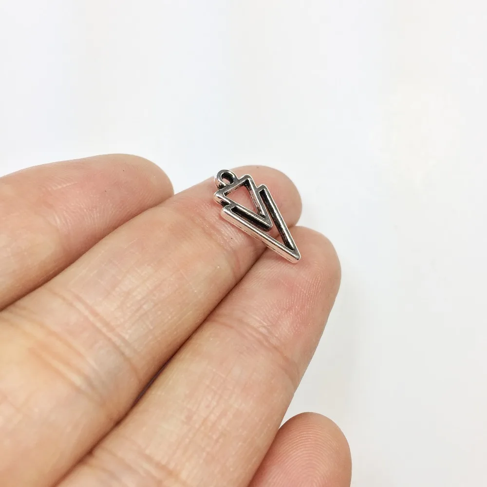 Eruifa 20 штук 14*8 мм Мини в виде геометрических фигур подвески ожерелья из сплава