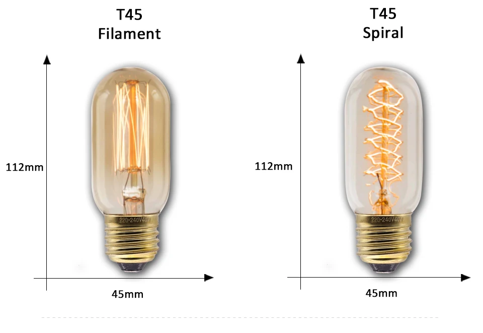 Ретро Edison led светильник лампы E27 220 В 40 Вт ST64 ручной стержень, для кафе гостиная магазин Винтаж промышленная лампа накаливания ампулы светильник лампочка Настенный декор