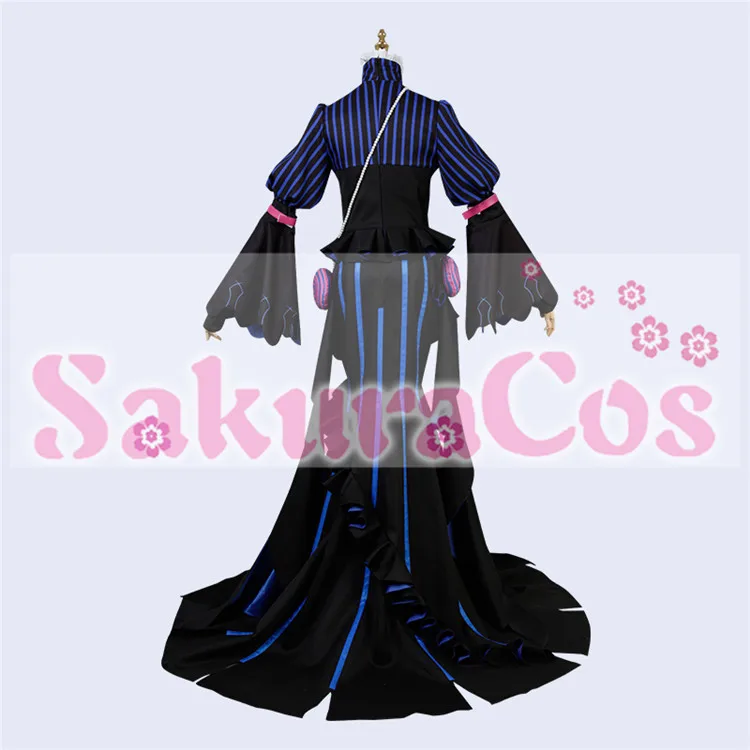 Fate/Grand Order FGO Murasaki Shikibu фиолетовое длинное платье косплей на Хеллоуин костюм