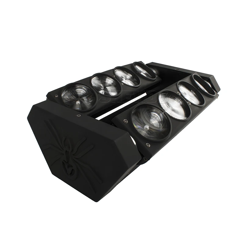 Сценический светильник SHEHDS DMX светодиодный 8x10 Вт RGBW 4в1 движущаяся головка светильник с вращающимся колесом бесконечный светодиодный сценический луч KTV DJ вечерние и свадебные