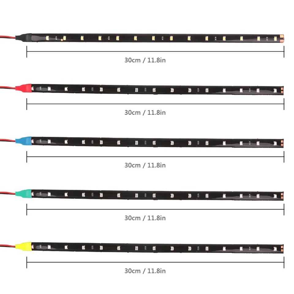 Дневные ходовые огни светильник 30 см 1210SMD светодиодный гибкий Бар Авто