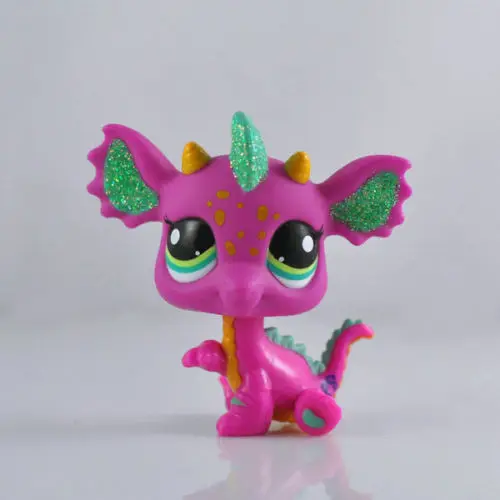 Littlest питомец дракон розовый ребенок фигурка девушки игрушка свободные милые LP995 |