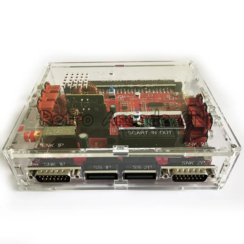Плата конвертера CBOX JAMMA BOX в Saturn DB15P Joypad SNK геймпад SCART выход с адаптером питания для