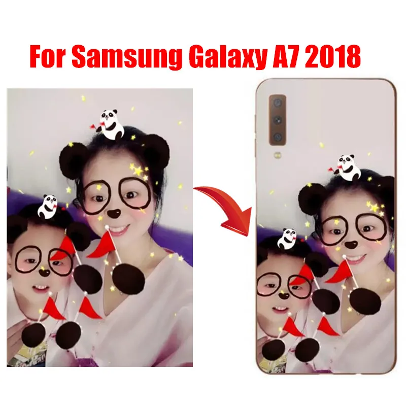 Мягкий чехол LANCHE для телефона с индивидуальным логотипом Samsung Galaxy A5 A7 2017 A30 A50 A70 A40