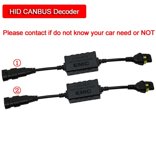 SUKIOTO Быстрый Яркий 55 Вт ксенон H7 HID комплект H4 H1 H11 H8 HB3 HB4 D2S ксенон hid балласт автомобильный светильник головной светильник 4300 К 5000 К 6000 К 8000 К - Испускаемый цвет: 2 PCS CANBUS Decoder
