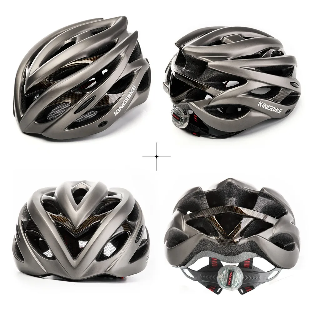 KINGBIKE Женский Мужской велосипедный шлем дорожный горный шлем с козырьком MTB велосипедный шлем защитный задний фонарь casco ciclismo