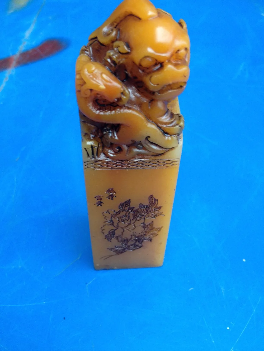 Китайский камень Шушан старый ручной работы печать зверей shoushan ремесла