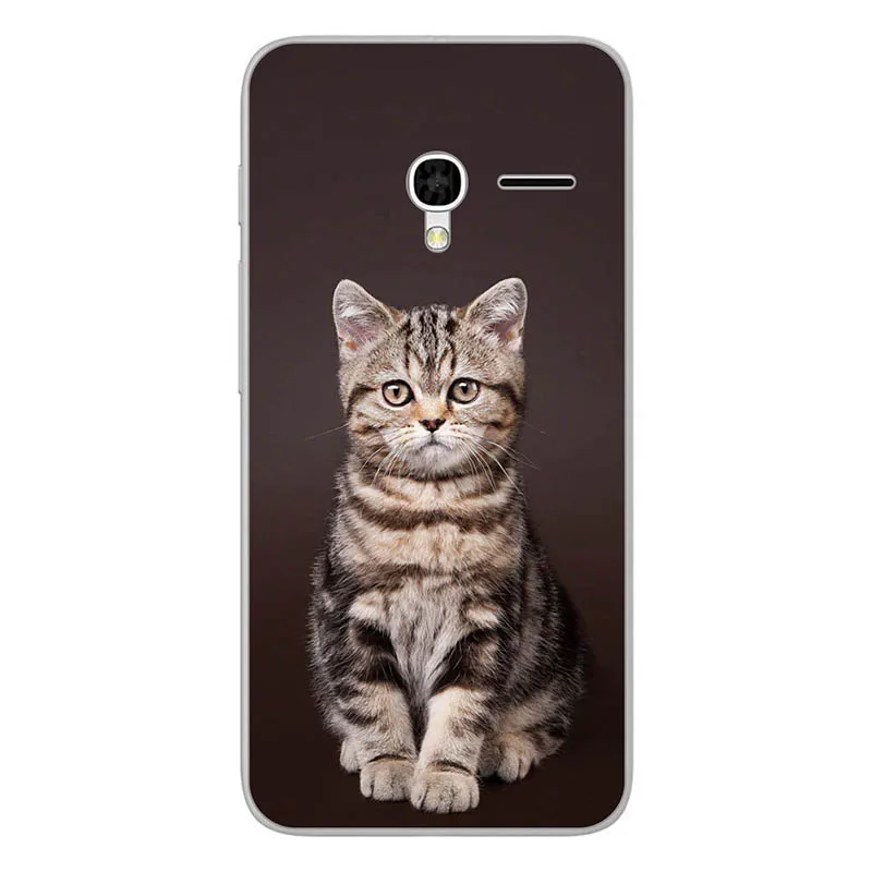 M115 Мягкий с рисунком из ТПУ чехол для Alcatel One Touch Pixi 3 4,5 4G версия 5017D 5019D 5019 чехол для телефона s задняя крышка цветок - Цвет: M115
