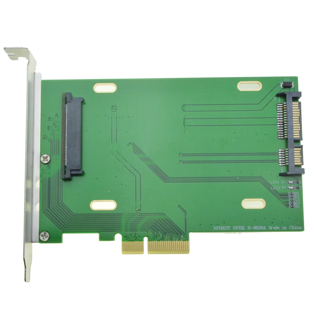 Адаптер PCI Express 3 0 4x Lane на U.2 для материнской платы Intel 750 NVMe PCIe SSD e карту U2|ssd pci-e|pci-e to
