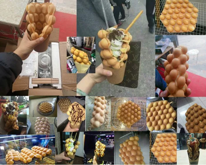 Вафельница eggettes электрическая вафельница из Гонконгского буфета для яиц-пузырей