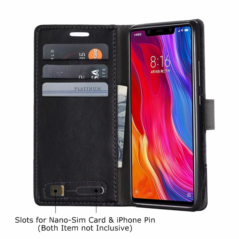 Чехол-книжка для Xiaomi 8 MI SE 6 Redmi Note 5 Pro из искусственной кожи | Мобильные телефоны и