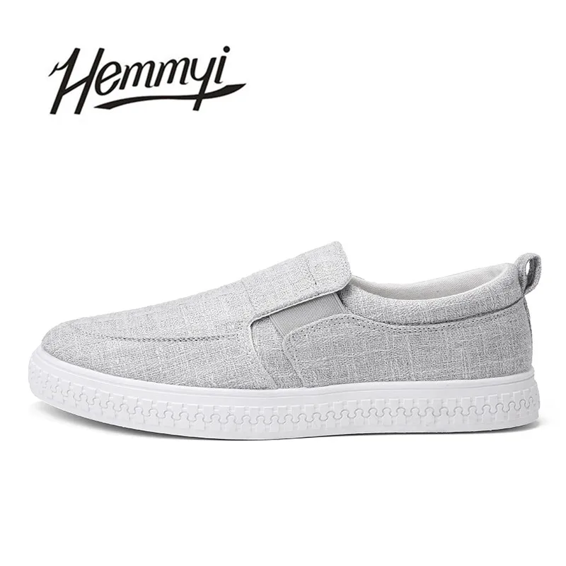 Nice Spring New Wedge Espadrilles Fashion Leisure Canvas Shoes Men Loafers For Rubber Sole Slip On Zapatos Hombre | Обувь