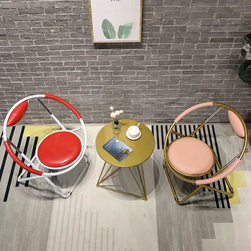 Складной стул скандинавский балкон кресло для отдыха маленькая квартира
