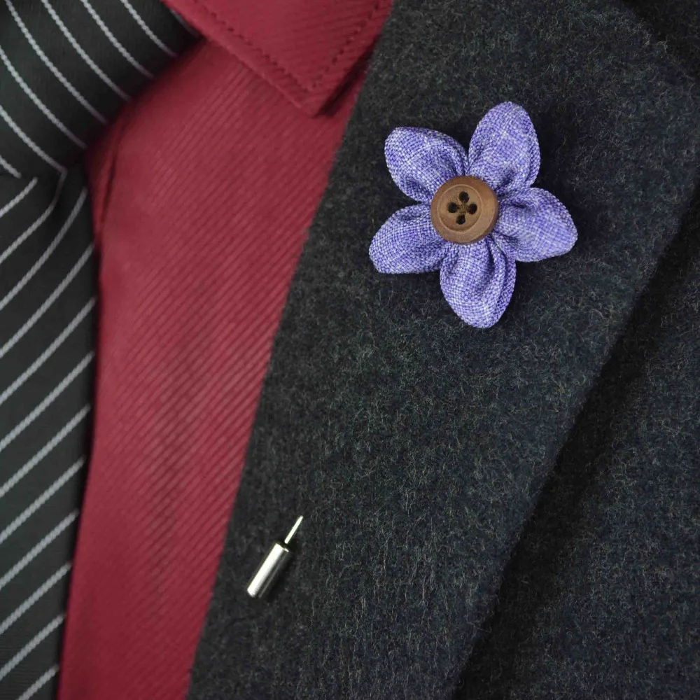Mdiger букет с цветами нагрудные штырьки для мужчин кнопка костюма Броши из ткани