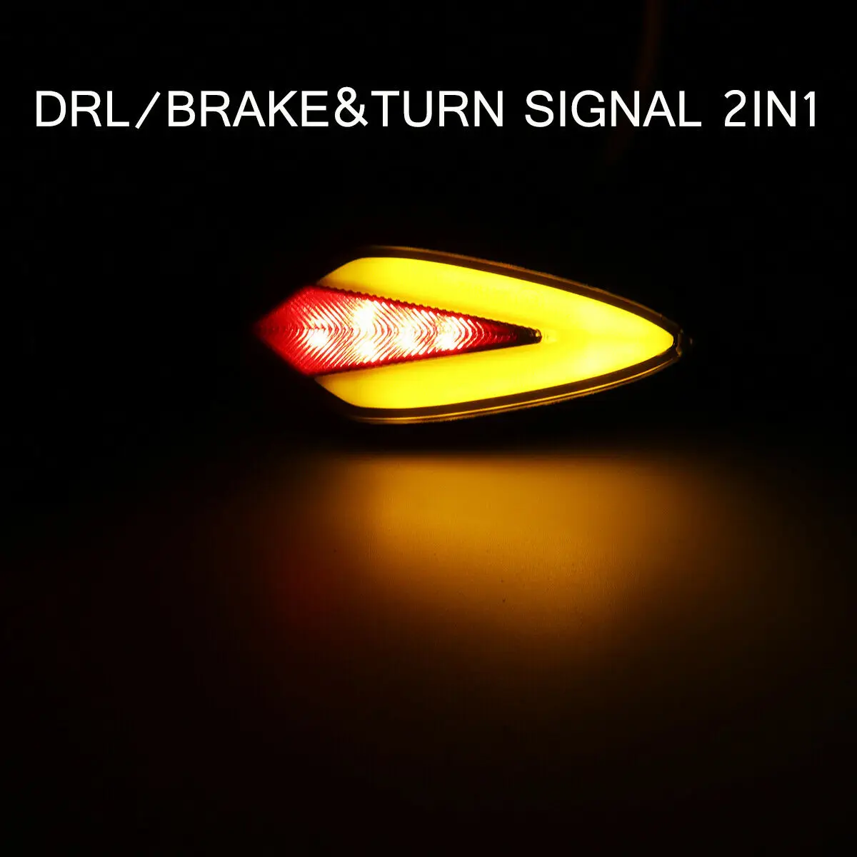 2 шт. мотоциклетные Светодиодные Сигнальные огни мигающие индикаторы задние стоп