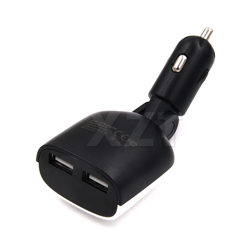 Автомобильное зарядное устройство с двумя USB-портами 5 В 2 4 А + 1 цифровой