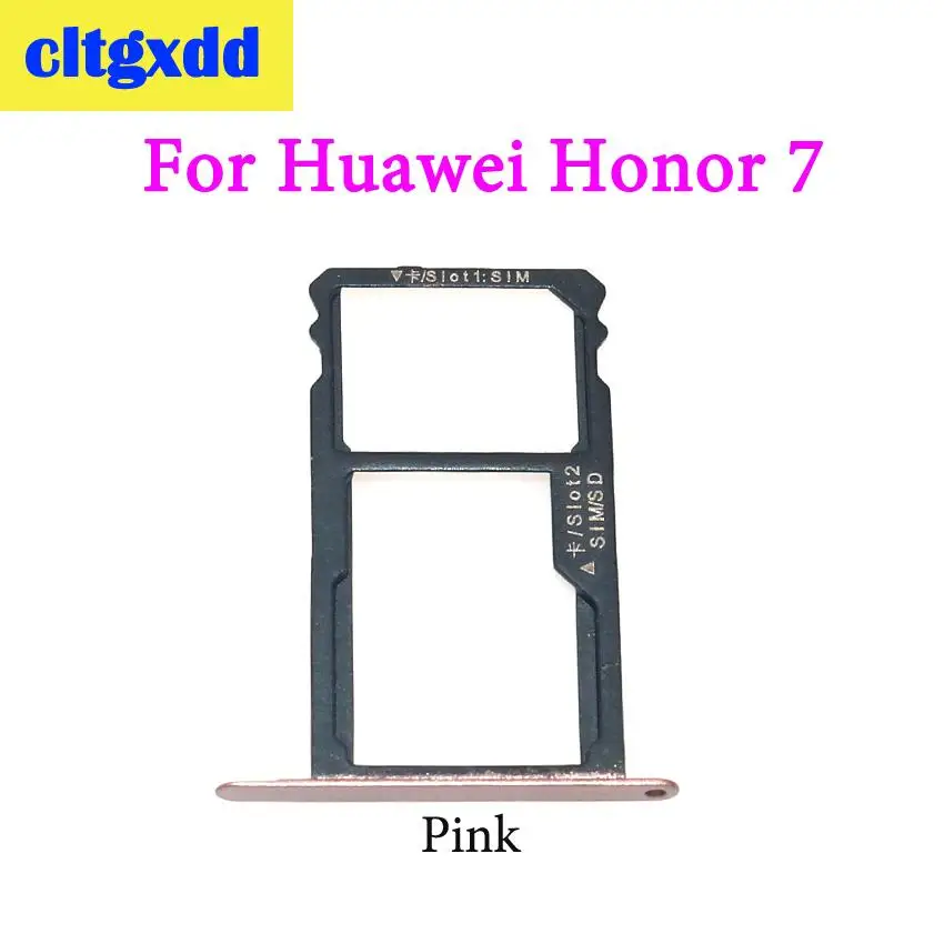 Новый лоток для SIM карты cltgxdd разъем гнезда адаптеры запасные части Huawei Honor 7 и