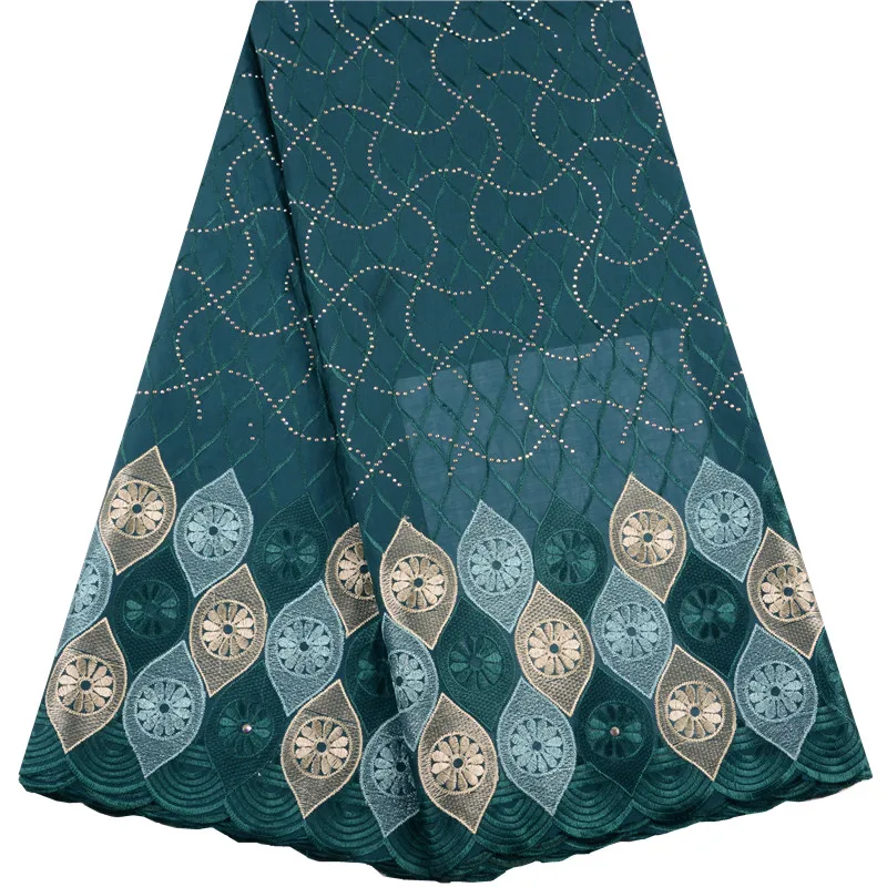 2019 Embroidery Swiss Voile Lace High Quality Africa French Fabric Cotton A1472 | Дом и сад