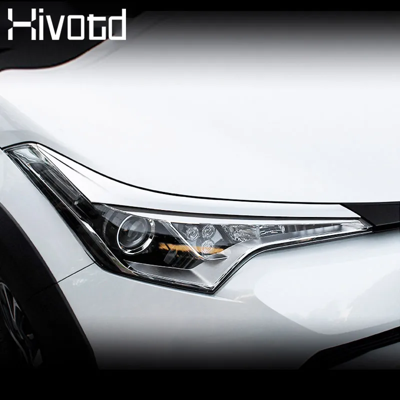 Hivotd для Тойота CHR Toyota C-HR ABS Автомобильная передняя фара лампа полоски-накладки
