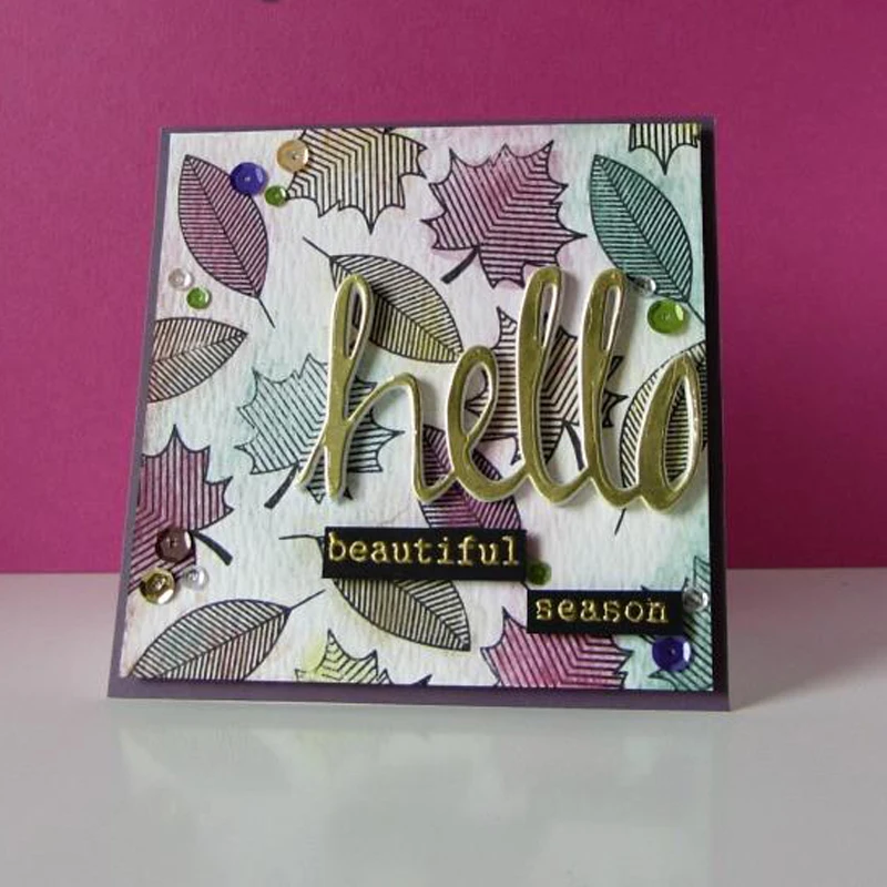 Letters Tree Leaf Transparent Clear Silicone Stamp/Seal for DIY Scrapbooking/Photo Album Decorative Card Making Stamps | Дом и сад