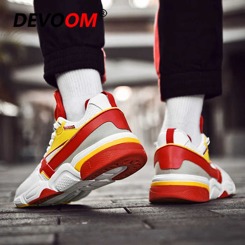 Sport Shoes Men 2018 Air Mesh + Leather Soft MD Rubber Sole Man Sneakers Winter New Style Running Plus Size | Спорт и развлечения